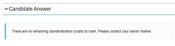 S2 Marking – quota complete notification