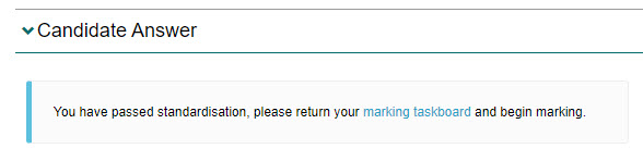 Notification to begin marking after S2 completion