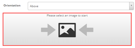 Add an image - select the image icon