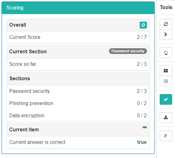 Scoring tool