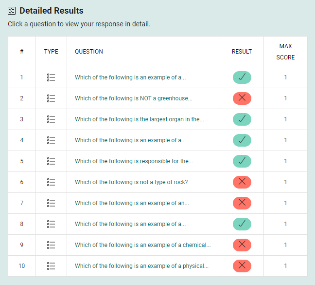 results page bottom