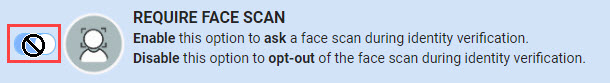 Setting with change unavailable cursor