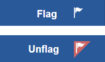Flag question button and Unflag question button