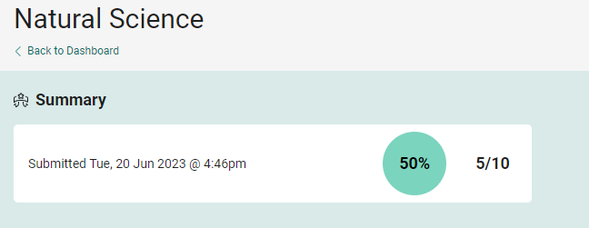 The Detailed Results section